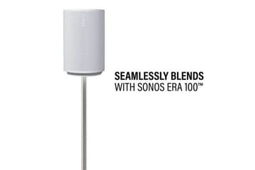 Golvstativ Sanus för Sonos ERA 100 - Vit - Möbler - TV- & Mediamöbler - Mediastativ & väggfäste - Högtalarstativ