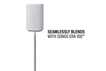Golvstativ Sanus för Sonos ERA 100 - Vit - Möbler - TV- & Mediamöbler - Mediastativ & väggfäste - Högtalarstativ