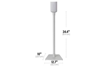 Golvstativ Sanus för Sonos ERA 100 - Vit - Möbler - TV- & Mediamöbler - Mediastativ & väggfäste - Högtalarstativ