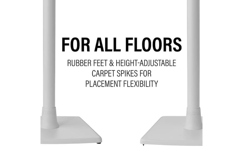 Golvstativ Sanus för Sonos ERA 100 - Vit - Möbler - TV- & Mediamöbler - Mediastativ & väggfäste - Högtalarstativ