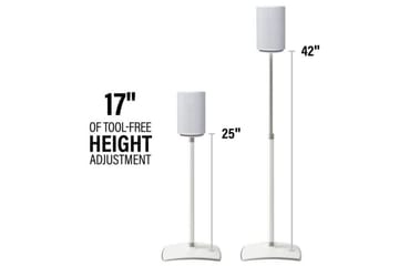 Golvstativ Sanus för Sonos ERA 100 - Vit - Möbler - TV- & Mediamöbler - Mediastativ & väggfäste - Högtalarstativ