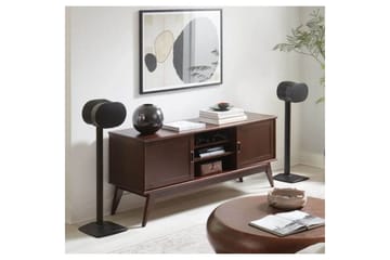 Golvstativ Sanus för Sonos ERA 300 2 Delar - Svart - Möbler - TV- & Mediamöbler - Mediastativ & väggfäste - Högtalarstativ