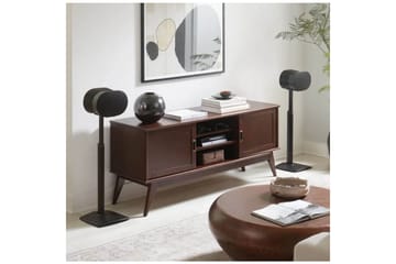 Golvstativ Sanus för Sonos ERA 300 2 Delar - Svart - Möbler - TV- & Mediamöbler - Mediastativ & väggfäste - Högtalarstativ