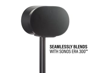 Golvstativ Sanus för Sonos ERA 300 2 Delar - Svart - Möbler - TV- & Mediamöbler - Mediastativ & väggfäste - Högtalarstativ