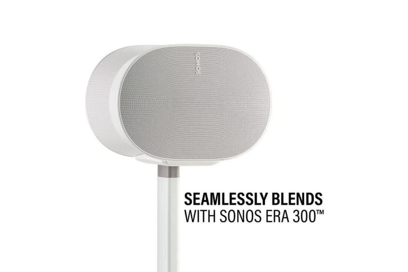 Golvstativ Sanus för Sonos ERA 300 2 Delar Vit, Fast stativ - Vit, Fast stativ - Möbler - TV- & Mediamöbler - Mediastativ & väggfäste - Högtalarstativ