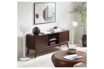 Golvstativ Sanus för Sonos ERA 300 2 Delar - Vit - Möbler - TV- & Mediamöbler - Mediastativ & väggfäste - Högtalarstativ