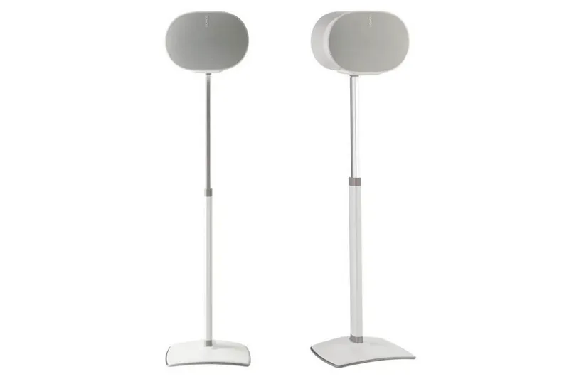 Golvstativ Sanus för Sonos ERA 300 2 Delar - Vit - Möbler - TV- & Mediamöbler - Mediastativ & väggfäste - Högtalarstativ