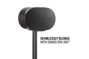 Golvstativ Sanus för Sonos ERA 300 Svart, Fast stativ - Svart, Fast stativ - Möbler - TV- & Mediamöbler - Mediastativ & väggfäste - Högtalarstativ