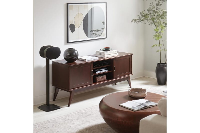 Golvstativ Sanus för Sonos ERA 300 - Svart - Möbler - TV- & Mediamöbler - Mediastativ & väggfäste - Högtalarstativ