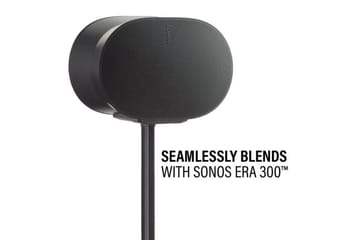 Golvstativ Sanus för Sonos ERA 300 - Svart - Möbler - TV- & Mediamöbler - Mediastativ & väggfäste - Högtalarstativ