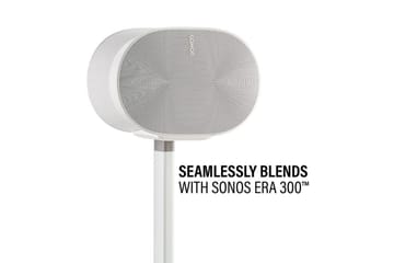 Golvstativ Sanus för Sonos ERA 300 Vit, Fast stativ - Vit, Fast stativ - Möbler - TV- & Mediamöbler - Mediastativ & väggfäste - Högtalarstativ