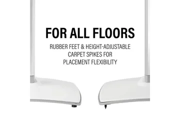 Golvstativ Sanus för Sonos ERA 300 - Vit - Möbler - TV- & Mediamöbler - Mediastativ & väggfäste - Högtalarstativ