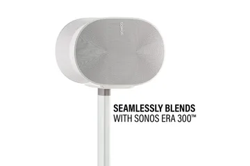 Golvstativ Sanus för Sonos ERA 300 - Vit - Möbler - TV- & Mediamöbler - Mediastativ & väggfäste - Högtalarstativ