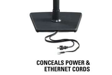 Golvstativ Sanus för Sonos One SL Play:1 och Play:3 - Svart - Möbler - TV- & Mediamöbler - Mediastativ & väggfäste - Högtalarstativ