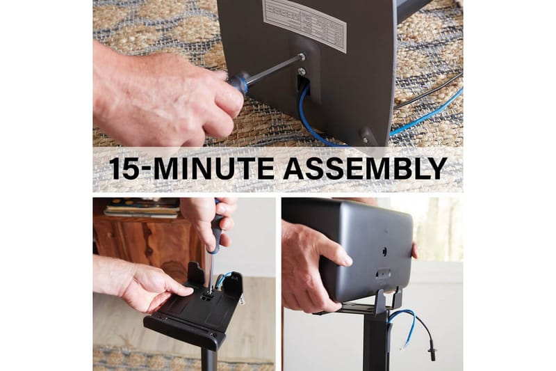 Golvstativ Sanus för Sonos Play:5 - Svart - Möbler - TV- & Mediamöbler - Mediastativ & väggfäste - Högtalarstativ