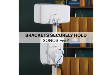 Golvstativ Sanus för Sonos Play:5 - Vit - Möbler - TV- & Mediamöbler - Mediastativ & väggfäste - Högtalarstativ