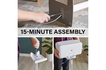 Golvstativ Sanus för Sonos Play:5 - Vit - Möbler - TV- & Mediamöbler - Mediastativ & väggfäste - Högtalarstativ