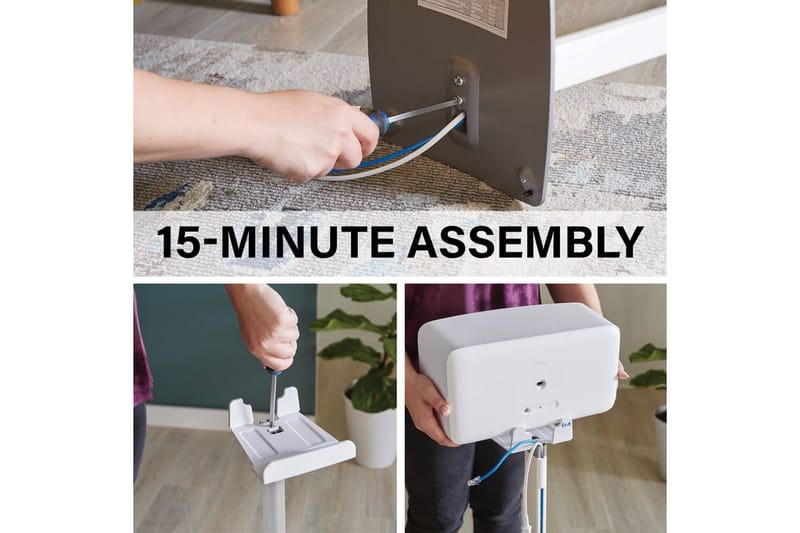 Golvstativ Sanus för Sonos Play:5 - Vit - Möbler - TV- & Mediamöbler - Mediastativ & väggfäste - Högtalarstativ