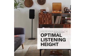 Golvstativ Sanus för Sonos Play:5 - Svart - Möbler - TV- & Mediamöbler - Mediastativ & väggfäste - Högtalarstativ