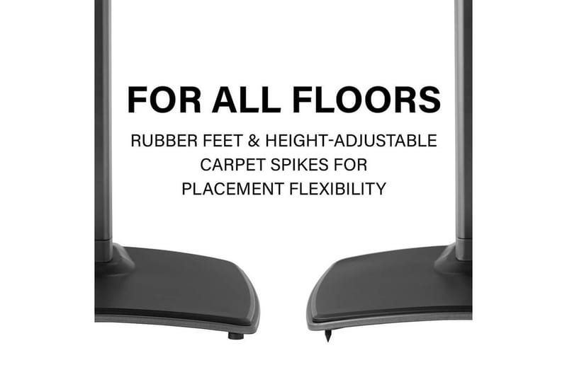 Golvstativ Sanus för Sonos Play:5 - Svart - Möbler - TV- & Mediamöbler - Mediastativ & väggfäste - Högtalarstativ