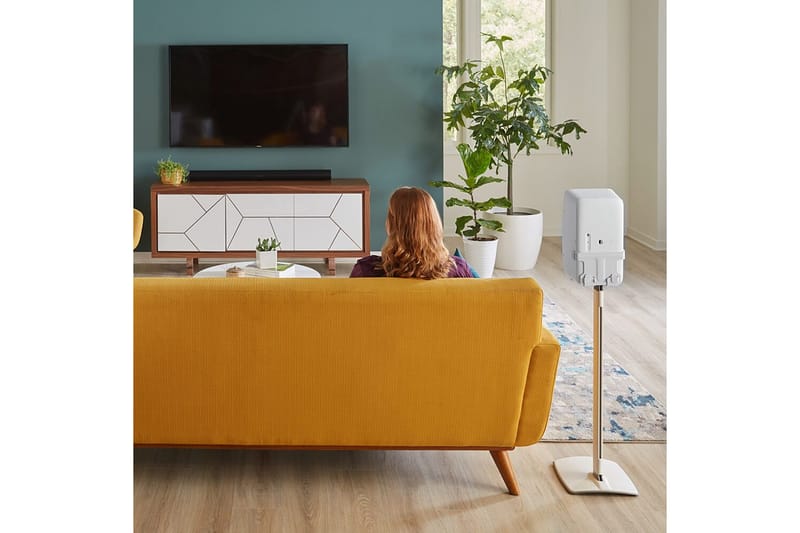 Golvstativ Sanus för Sonos Play:5 Vit - Vit - Möbler - TV- & Mediamöbler - Mediastativ & väggfäste - Högtalarstativ