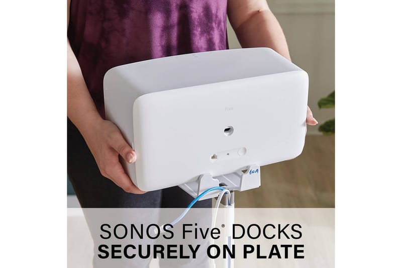 Golvstativ Sanus för Sonos Play:5 Vit - Vit - Möbler - TV- & Mediamöbler - Mediastativ & väggfäste - Högtalarstativ