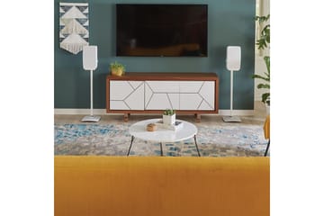 Golvstativ Sanus för Sonos Play:5 Vit - Vit - Möbler - TV- & Mediamöbler - Mediastativ & väggfäste - Högtalarstativ