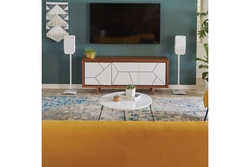 Golvstativ Sanus för Sonos Play:5 - Vit - Möbler - TV- & Mediamöbler - Mediastativ & väggfäste - Högtalarstativ