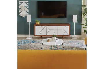 Golvstativ Sanus för Sonos Play:5 - Vit - Möbler - TV- & Mediamöbler - Mediastativ & väggfäste - Högtalarstativ