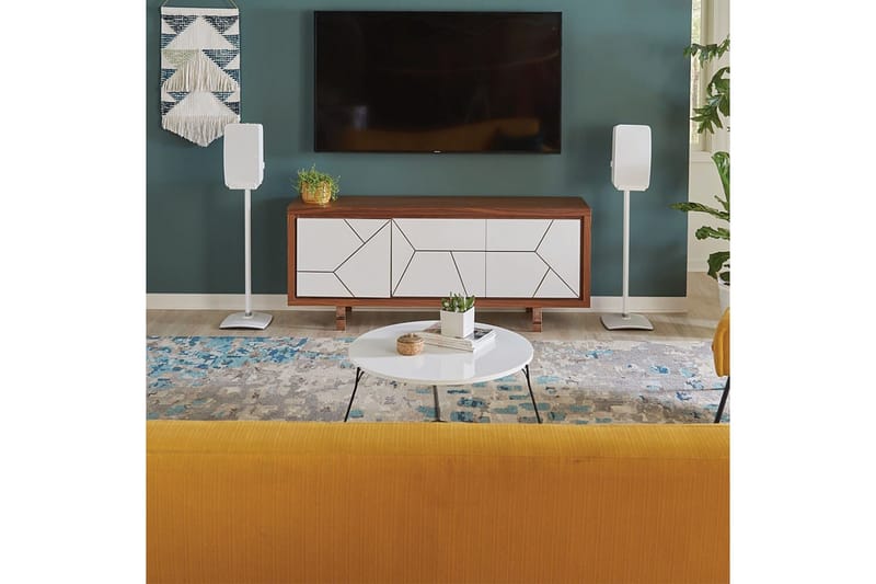 Golvstativ Sanus för Sonos Play:5 - Vit - Möbler - TV- & Mediamöbler - Mediastativ & väggfäste - Högtalarstativ