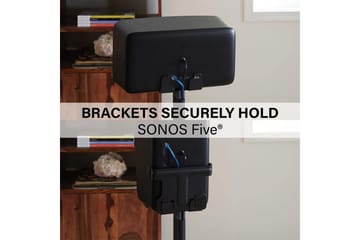 Golvstativ Sanus för Sonos Play:5 - Svart - Möbler - TV- & Mediamöbler - Mediastativ & väggfäste - Högtalarstativ