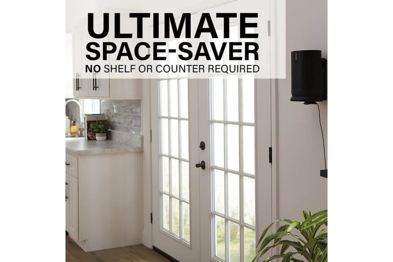 Högtalarfäste Sanus för Sonos Move - Svart - Möbler - TV- & Mediamöbler - Mediastativ & väggfäste - Högtalarstativ