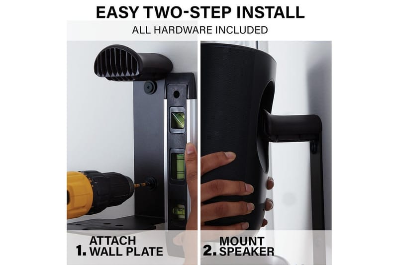 Högtalarfäste Sanus för Sonos Move - Svart - Möbler - TV- & Mediamöbler - Mediastativ & väggfäste - Högtalarstativ