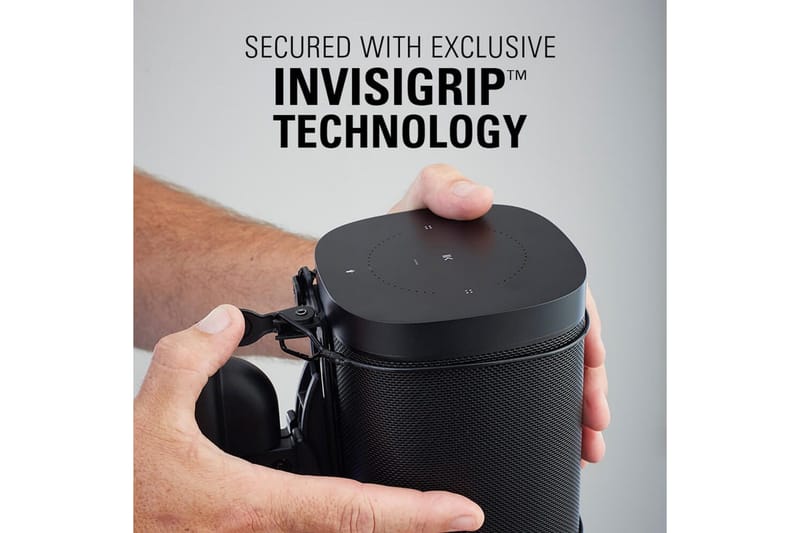 Högtalarfäste Sanus för Sonos One SL Play:1 och Play:3 - Svart - Möbler - TV- & Mediamöbler - Mediastativ & väggfäste - Högtalarstativ