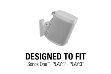 Högtalarfäste Sanus för Sonos One SL Play:1 och Play:3 Vit - Vit - Möbler - TV- & Mediamöbler - Mediastativ & väggfäste - Högtalarstativ