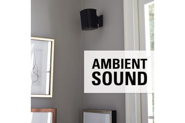 Högtalarfäste Sanus för Sonos One SL Play:1 och Play:3 - Svart - Möbler - TV- & Mediamöbler - Mediastativ & väggfäste - Högtalarstativ