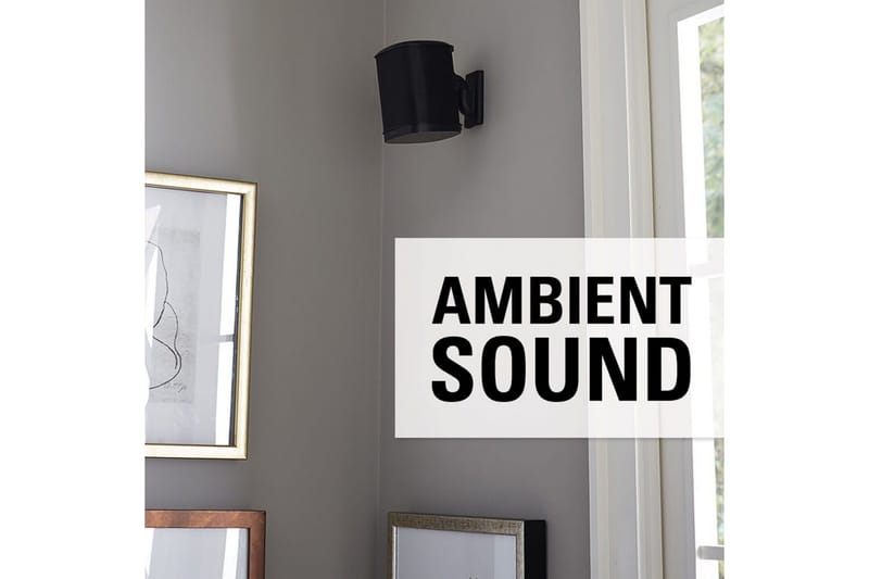 Högtalarfäste Sanus för Sonos One SL Play:1 och Play:3 - Svart - Möbler - TV- & Mediamöbler - Mediastativ & väggfäste - Högtalarstativ