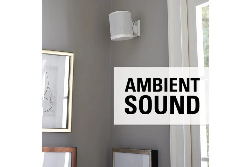 Högtalarfäste Sanus för Sonos One SL Play:1 och Play:3 - Vit - Möbler - TV- & Mediamöbler - Mediastativ & väggfäste - Högtalarstativ