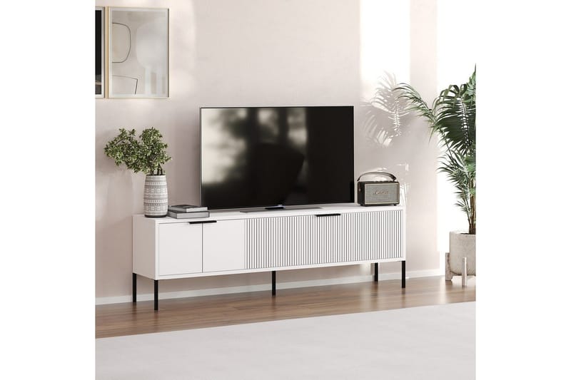 Hew Tv-bänk 150 cm - Vit - Möbler - TV- & Mediamöbler - TV bänk & mediabänk