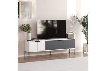 Hew Tv-bänk 150 cm - Vit/Antracit - Möbler - TV- & Mediamöbler - TV bänk & mediabänk