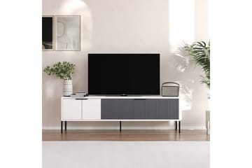 Hew Tv-bänk 150 cm - Vit/Antracit - Möbler - TV- & Mediamöbler - TV bänk & mediabänk