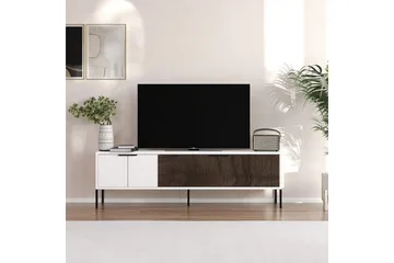 Hew Tv-bänk 150 cm - Vit/Valnöt - Möbler - TV- & Mediamöbler - TV bänk & mediabänk