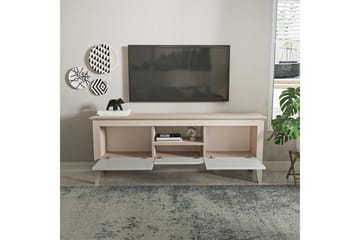 Hue Tv-bänk 150 cm - Beige/Vit - Möbler - TV- & Mediamöbler - TV bänk & mediabänk