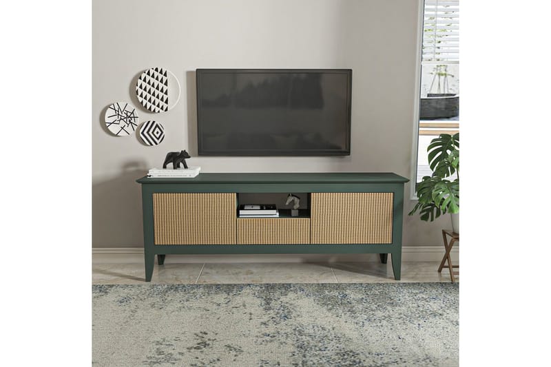 Hue Tv-bänk 150 cm - Grön - Möbler - TV- & Mediamöbler - TV bänk & mediabänk