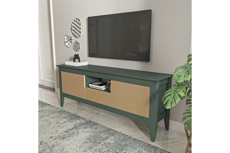Hue Tv-bänk 150 cm - Grön - Möbler - TV- & Mediamöbler - TV bänk & mediabänk