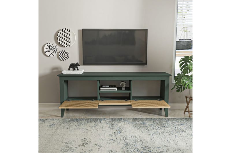 Hue Tv-bänk 150 cm - Grön - Möbler - TV- & Mediamöbler - TV bänk & mediabänk