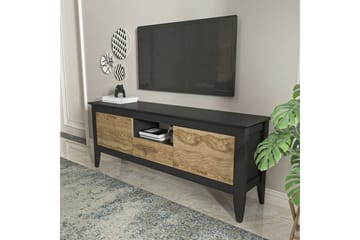 Hue Tv-bänk 150 cm - Svart/Ek - Möbler - TV- & Mediamöbler - TV bänk & mediabänk