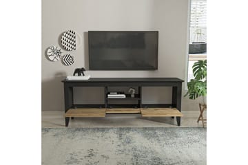 Hue Tv-bänk 150 cm - Svart/Ek - Möbler - TV- & Mediamöbler - TV bänk & mediabänk