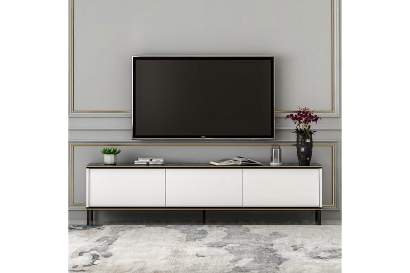Imaj Tv-bänk 180 cm - Vit - Möbler - TV- & Mediamöbler - TV bänk & mediabänk