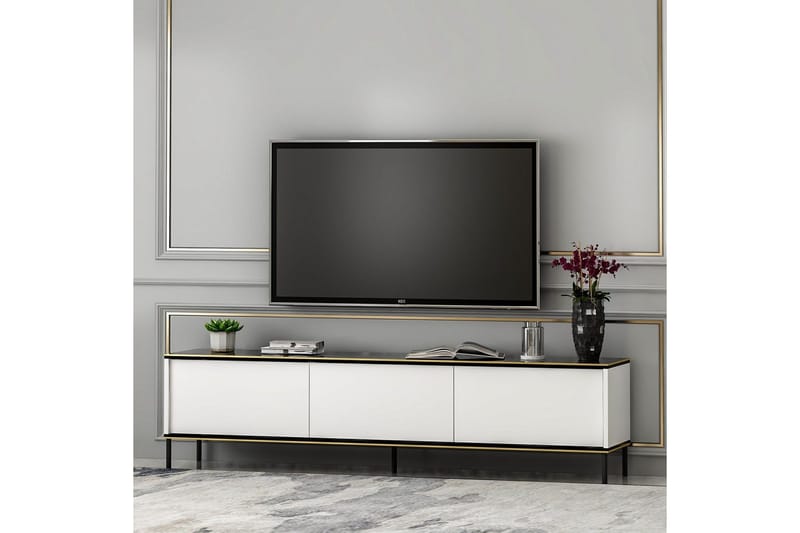 Imaj Tv-bänk 180 cm - Vit - Möbler - TV- & Mediamöbler - TV bänk & mediabänk